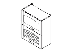 Кухонный Шкаф Равенна Фаби В60 решетка модерн