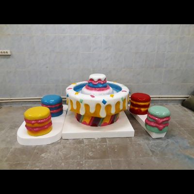 Стол песочница «Тортик» из стеклопластика