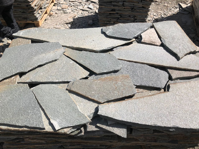 Плитняк - кварцит серебро