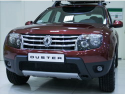 Сетка на бампер внешняя для RENAULT Duster 2010-2015, черн., 15 мм ( 01-430110-15B )