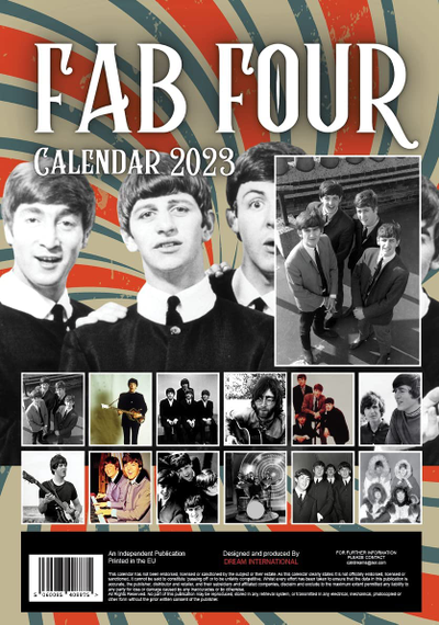 The Beatles The Fab Four Календарь 2023 Иностранные перекидные календари 2023, Intpressshop