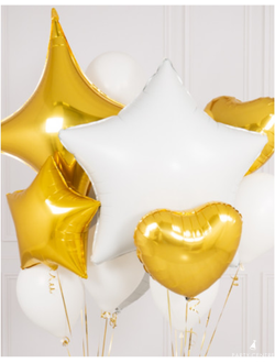 Сумасшедший фонтан (золото,белое)