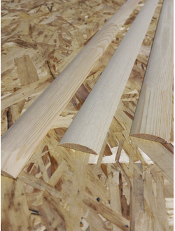 Раскладка срощенная полукруглая 40мм*2,5м