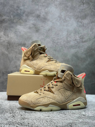 Nike Air Jordan 6 Retro Travis Scott British Khaki