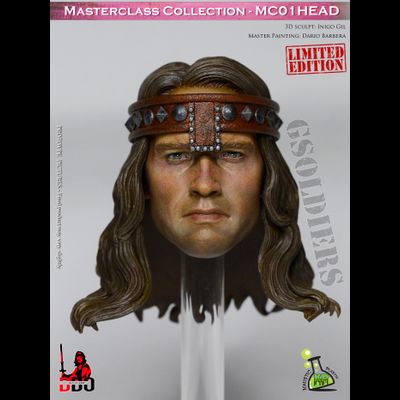 Конан-варвар, Арнольд Шварценеггер (Лимитированный выпуск, всего 300 шт. на весь мир) - Коллекционная ФИГУРКА 1/6 scale Conan the Barbarian, Arnold Schwarzenegger (LIMITED EDITION 300 pcs) (MC01-2019 + MC01-HEAD + PL2016-M35) - Kaustic Plastik