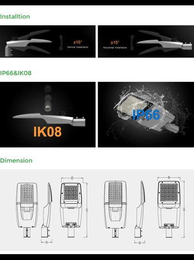 Светодиодный уличный светильник 120 Вт