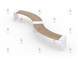 1656.2 Скамья «Контур» тип-2