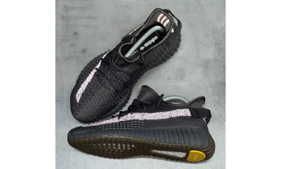 Adidas Yeezy Boost 350 V2 Cinder Black Reflective Stripe