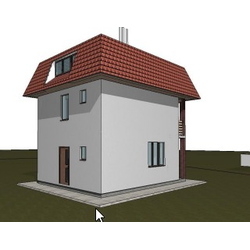 Двухэтажный дом с одной спальней 55м² (S22)