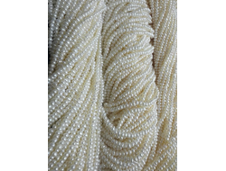 Жемчуг культивированный (натуральный), 3-4мм