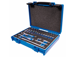 Набор торцевых головок с принадлежностями 1/4", шестигранные, 4-14 мм, 34 предмета KING TONY 2534MRV