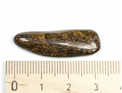 Бронзит, галтовка, Бразилия (33*11*5 мм, 4 г) №26930
