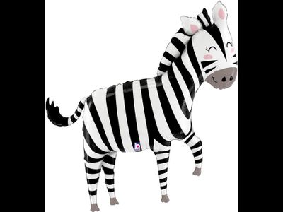 Шар зебра 124см 1шт