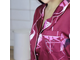 Пижама Виктория Сикрет с фламинго бордовая