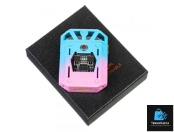 Фонарь ручной аккумуляторный OTS-  038 (зажигалка, 1 COB, зарядка от USB)