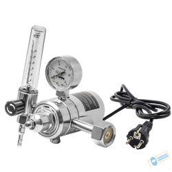 РЕГУЛЯТОР РАСХОДА КЕДР У-30/АР-40/3  С РОТАМЕТРОМ И ПОДОГРЕВАТЕЛЕМ 36В
