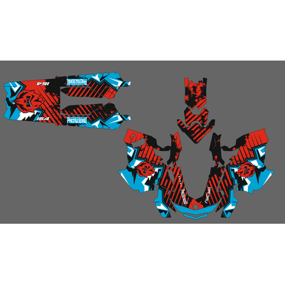 Наклейки на снегоход GEN4 SKI DOO Summit 2017 - 2021 №1472