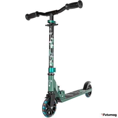 Складной городской самокат TechTeam Comfort 125R 2022 зеленый