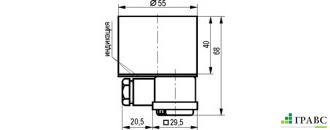 Индуктивный датчик ISB DT10A-31P-25-LZ