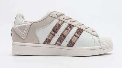 Adidas Superstar White Brown