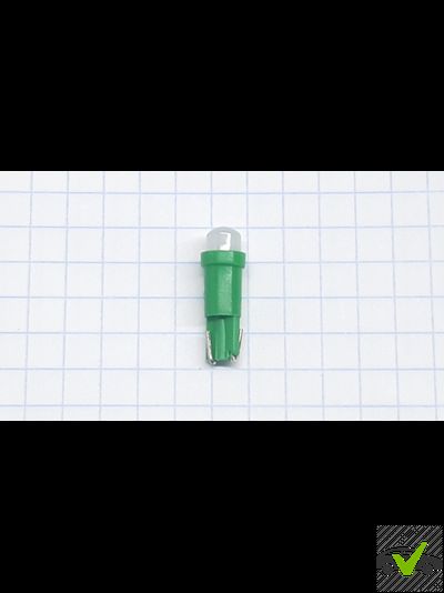 Светодиодная лампа W1.2W зеленая