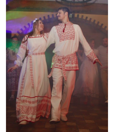 Свадебный костюм "Рада" - рубаха и сарафан