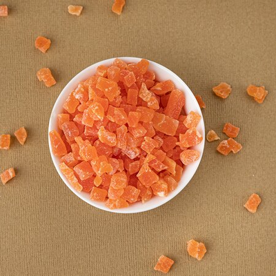 Папайя сушеная (кусочки ярко-оранжевые) (пакет 5 кг)