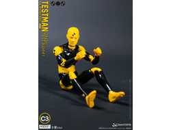 Желтый манекен для краш-тестов - Коллекционная фигурка 1/12 SCALE Action Figure Testman C3 (DPS10) - DAMTOYS