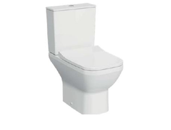 Комплект напольного безободкового унитаза Vitra Integra Square Open-Back, с тонким сиденьем микролифт, 9833B003-7205