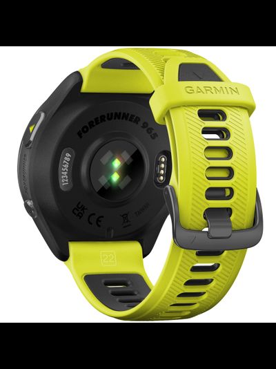 Умные часы Garmin Forerunner 965 Amp Yellow / Black DLC Titanium