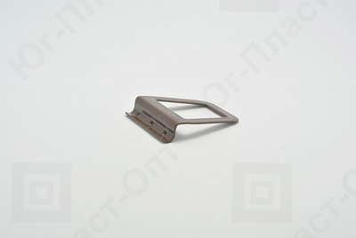 Ручка москитной сетки металлическая коричневая - ygpo.ru