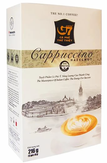 КОФЕ Trung Nguyen Cappuccino Hazelnut G7 CA PHE THU THIET