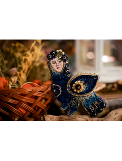 Брошь "Сирин"