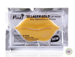 Коллагеновая маска для губ Collagen Gold Lip Mask Mood's