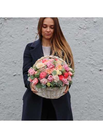 Букет &quot;Корзина Летний эксклюзив&quot;