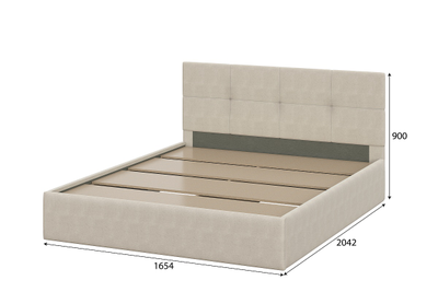 Кровать двойная №4 (1,6*2,0 мягкая) (СВ)