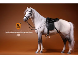 Серый конь - Коллекционная фигурка 1/6 Scale German Hanoverian Warmblood Horse Statue - Real Animal Series (No.17) - Mr.Z