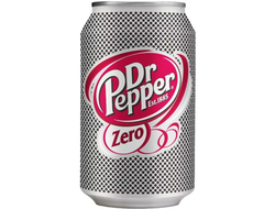Газ. Напиток Dr. Pepper Zero 0,355 литра
