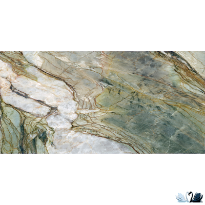 Керамогранит Ocean Ceramic Magic green 80 x 160 см зеленый полированный