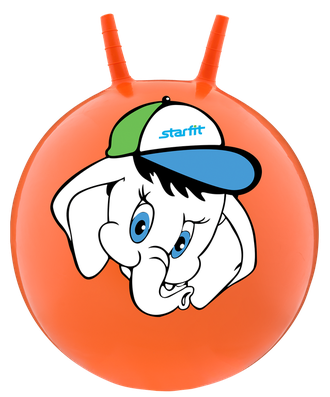 Мяч-попрыгун Слоненок STARFIT GB-401, 45 см, с рожками