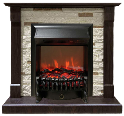 Электрокамин Моника AO M1 с очагом Fobos