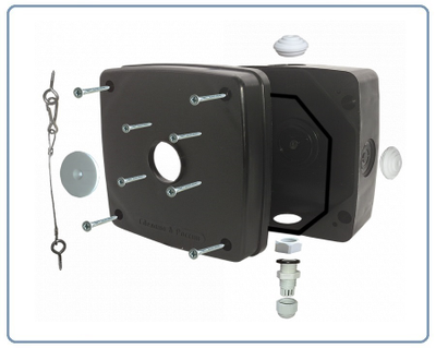 BlackEdition Коробка монтажная для систем видеонаблюдения ST-K01 PRO (ЧЕРНАЯ)