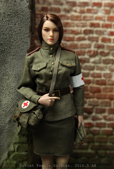 Женская голова (скульпт)  1/6  (KT005) - Kimi Toys