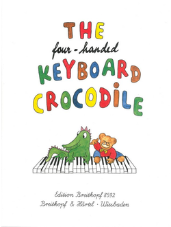 The four-handed Keyboard Crocodile Easy piano pieces for four hands