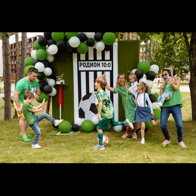 Оформление детского дня рождения в футбольном стилей "№ 1459