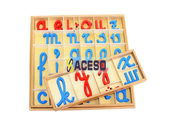 3.06.40 Итальянский большой подвижный алфавит-прописные прямые буквы 3/5шт