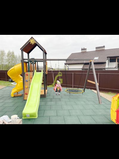 Детская площадка IgraGrad Панда Фани с винтовой трубой