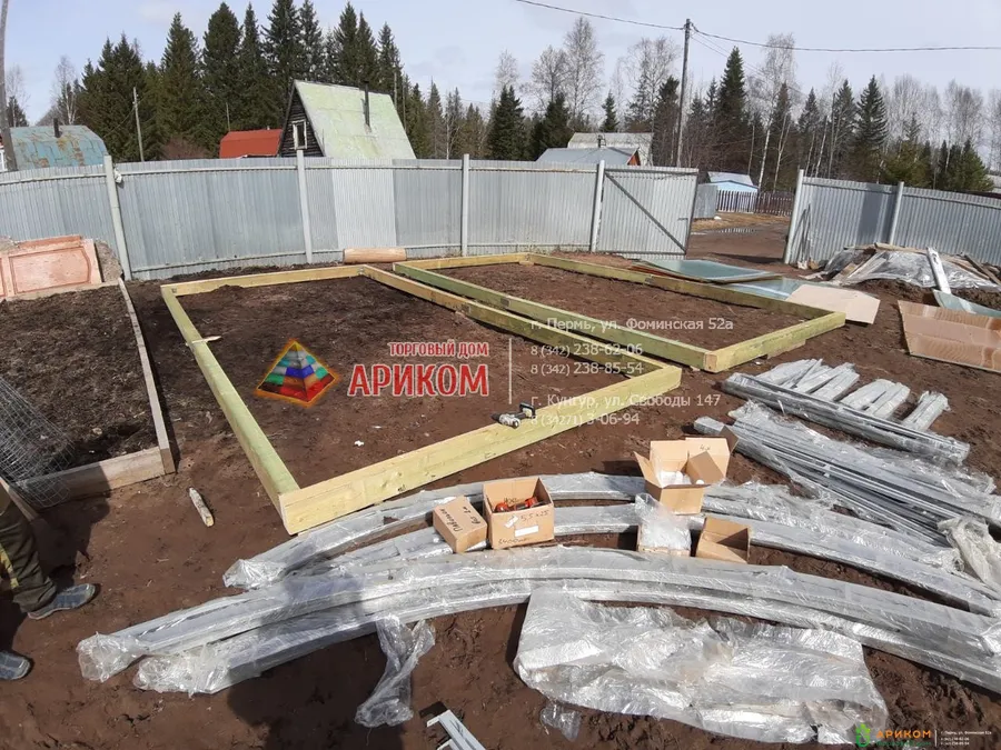 установка брус 150*100