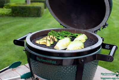 Гриль керамический BIG GREEN EGG MiniMax, 119650