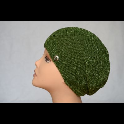 Зеленый женский летний берет Италия Vizio SA 7 BО  фото